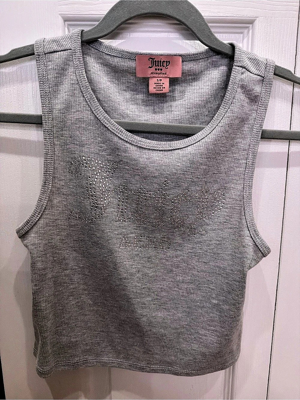 Juicy Couture X Aeropostale Grey tank top